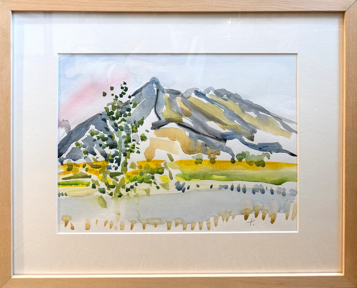 TandyR- Emigrant at Sage- Watercolor- 11x14