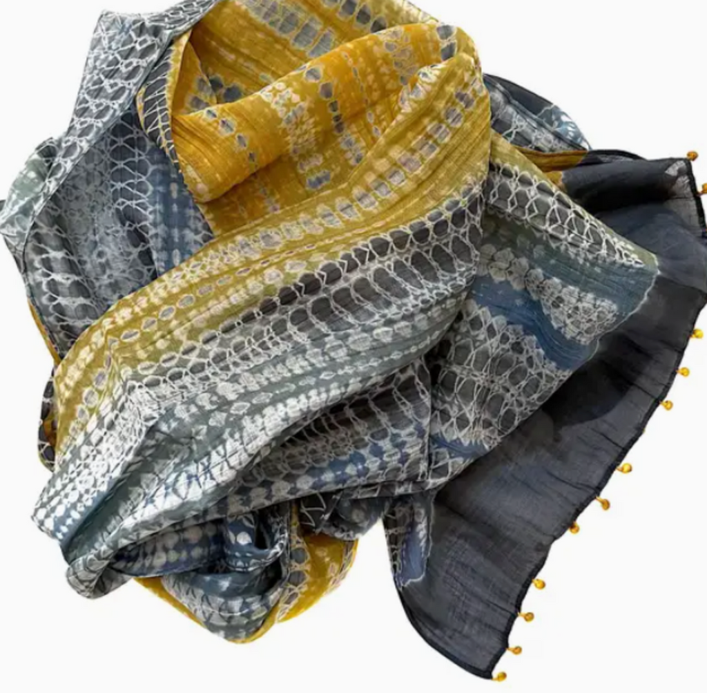 Cotton and Silk Scarf