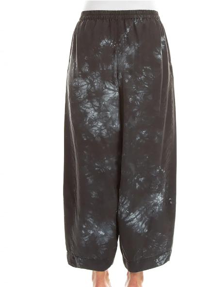 Resist Dyeing Silk Pants
