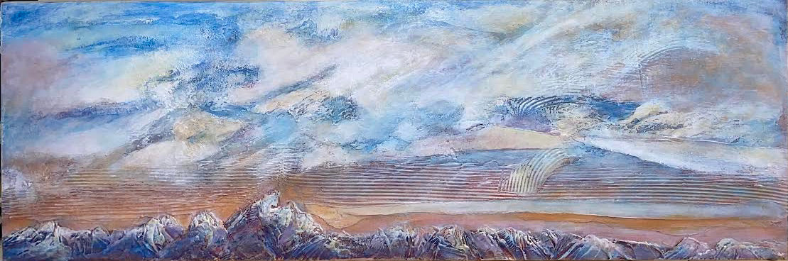 LorettaD- Painting- "Morning Teton" 12x36