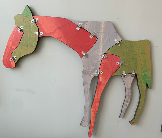 ScotH-Framed Art Sm/Med "Horse 2"