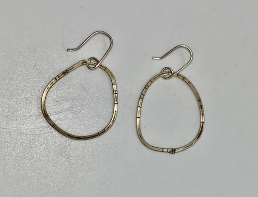 GraceH- Geo Circle Hoop Earrings
