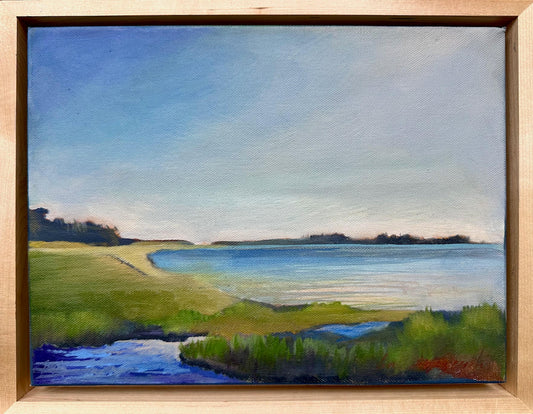 LorettaD- Painting- "Quiet Pond" 9x12