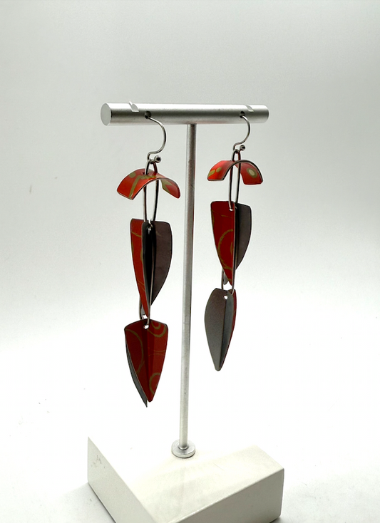 Fifi Earrings - Recycled Metal