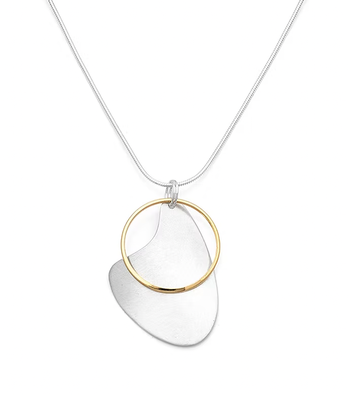 Sterling Silver/24k Gold Pendants