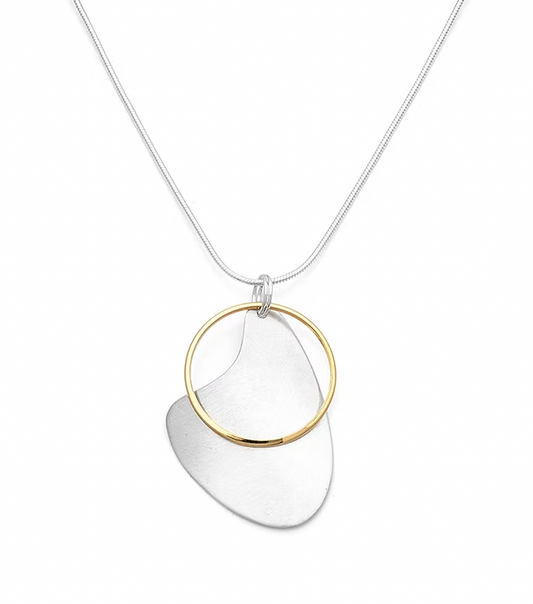 Sterling Silver/24k Gold Pendants