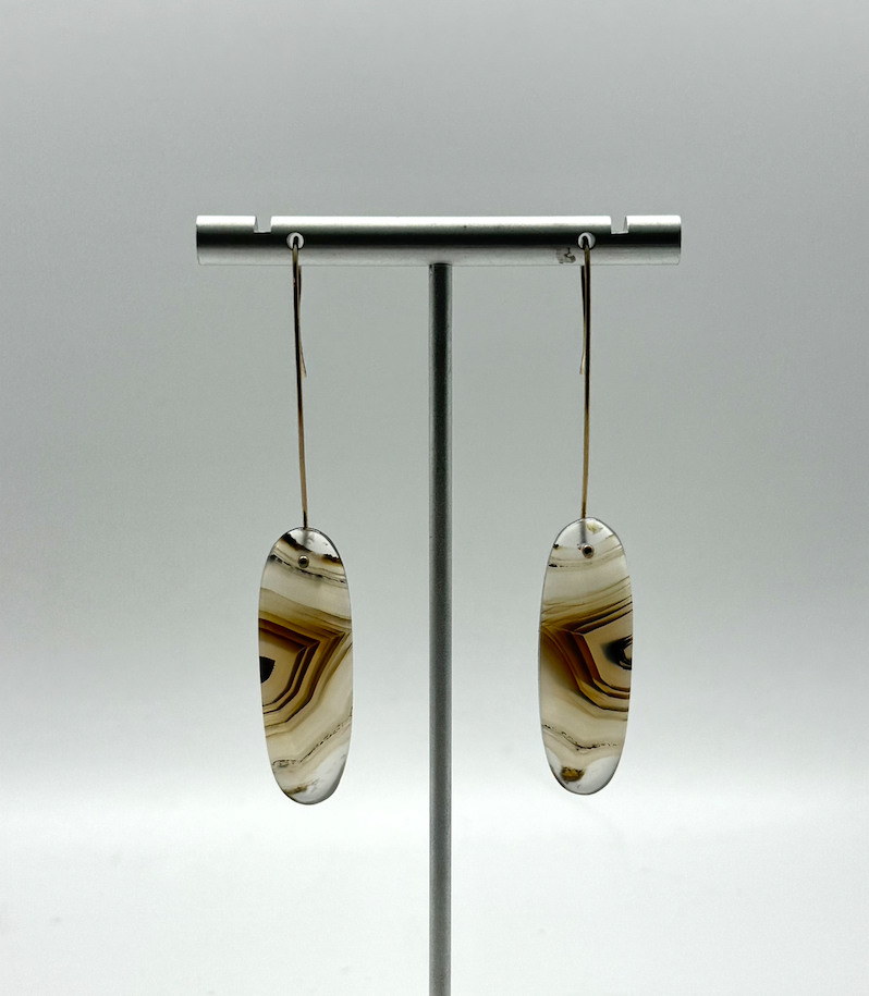 Stone Slab Earrings