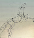 Hanging Wire Running Horse Sculpture