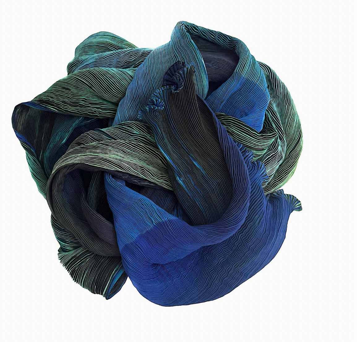 Tie Dyed Silk Scarves