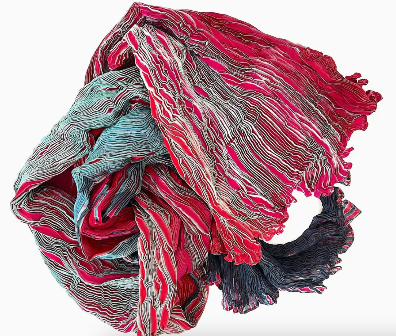 Tie Dyed Silk Scarves