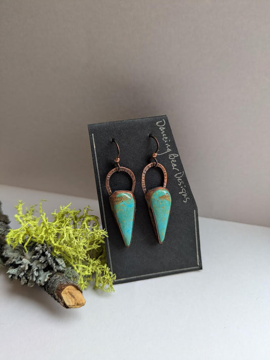 DancingB- Ear- Cppr Wrap-   CamposTurq/Elongated/Copper