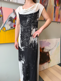 Print Cowl Neck Dress