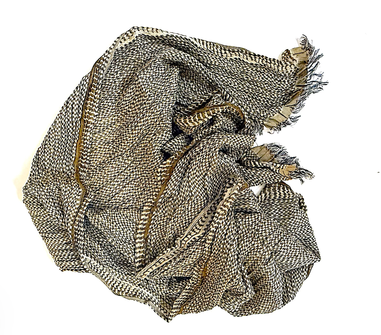 Marigold Row- Crinkle Silk Scarf