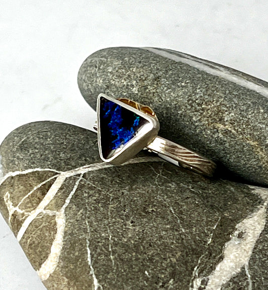 SueF- Boulder Opal Ring