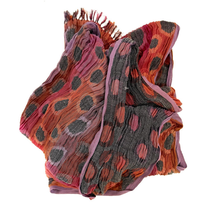 Marigold Row- Crinkle Silk Scarf
