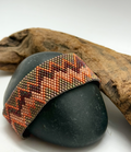 Wide Japanese Glass Bead Bracelets