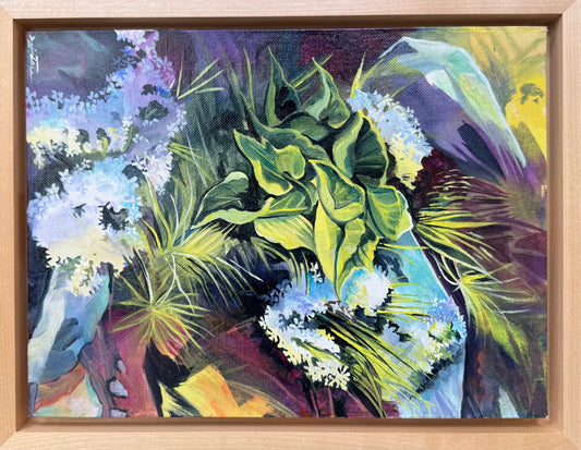 'Snow in Summer' Acrylic 9x12"