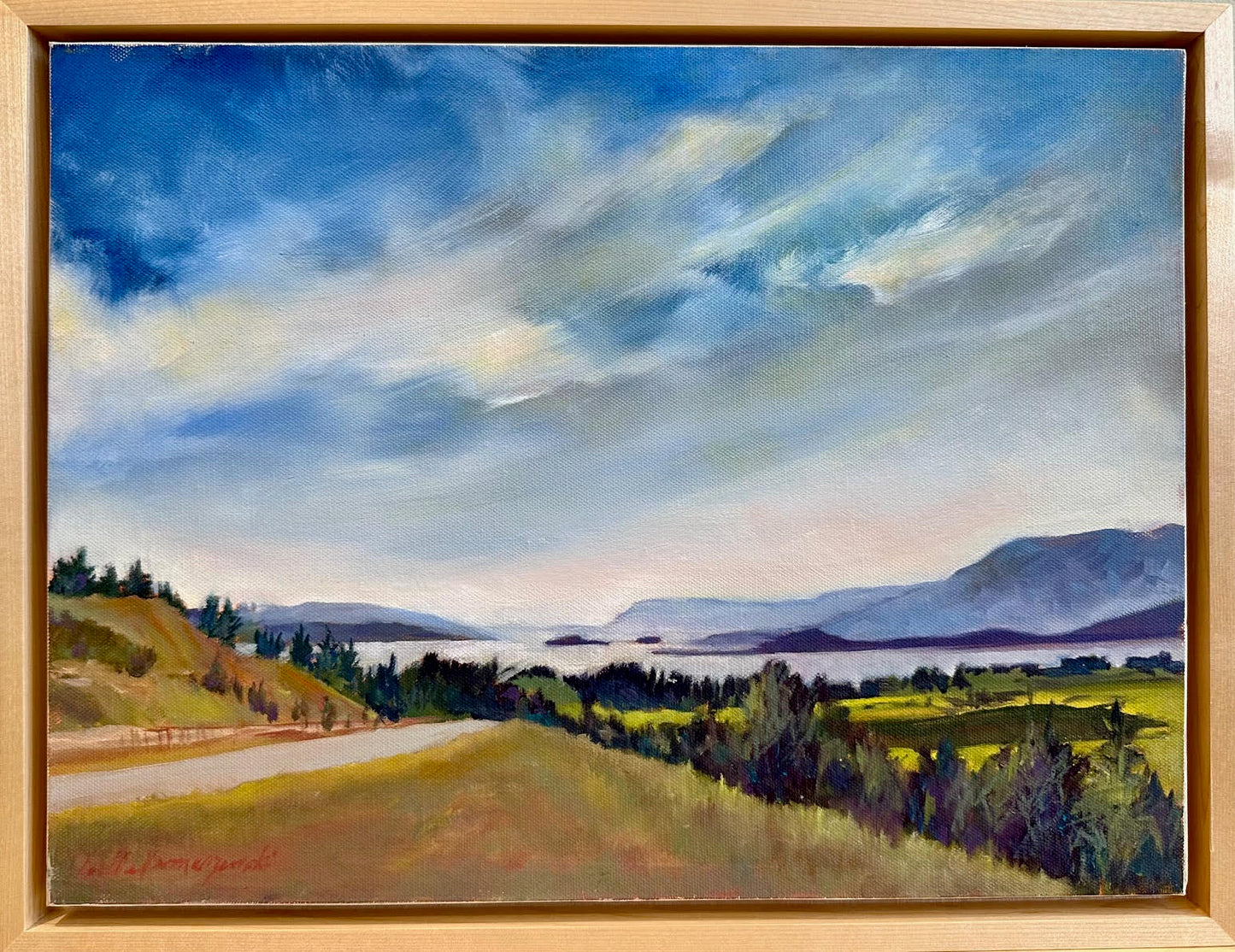 LorettaD- Painting- "Flathead Overlook" 12x16