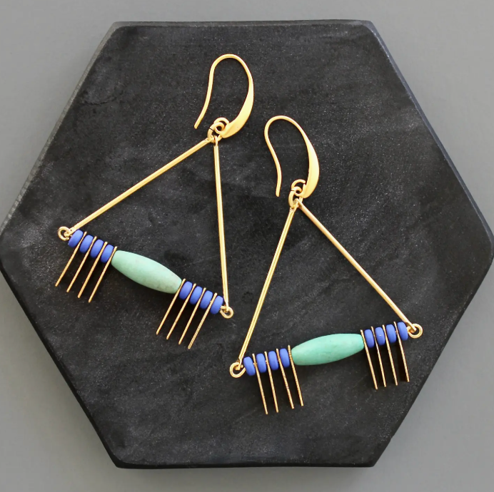 Triangle Dangle Earrings