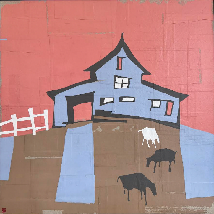 '3 Cows' 24x24"