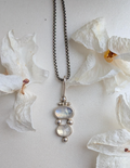 Moonstone Necklace Sterling Silver