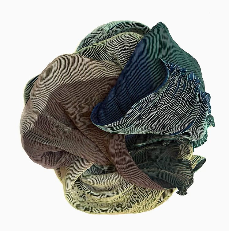 Tie Dyed Silk Scarves