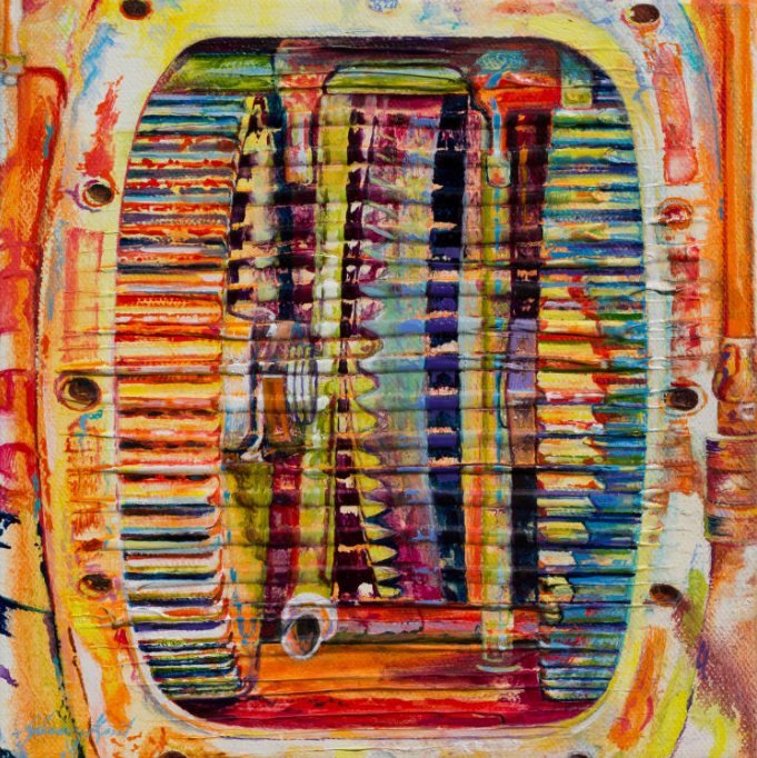 'Brimstone' 8x8"