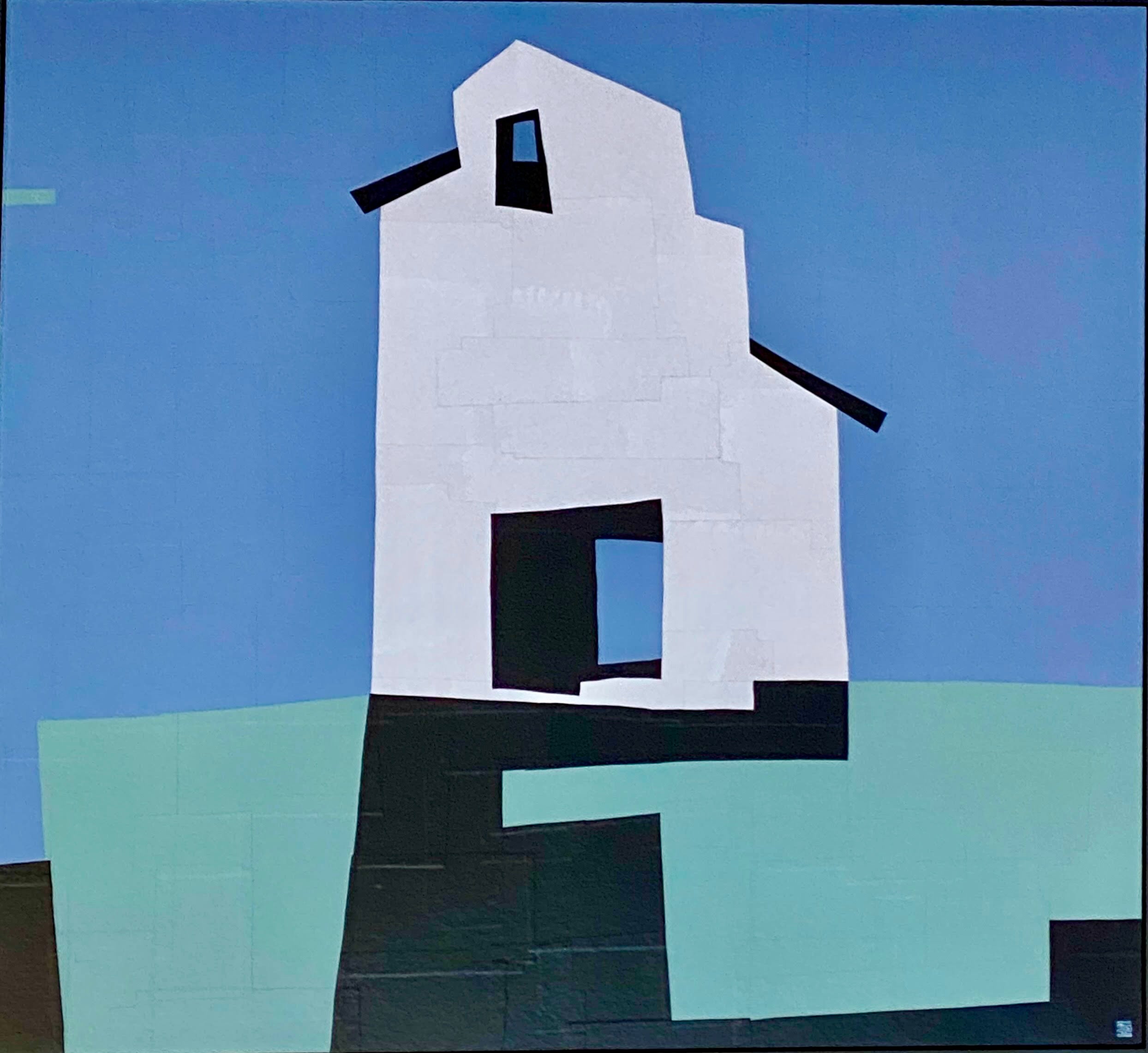 'Tallest Building in Town' 32x32"