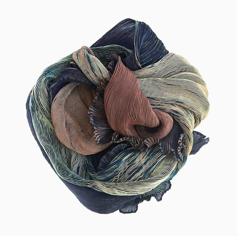 Tie Dyed Silk Scarves