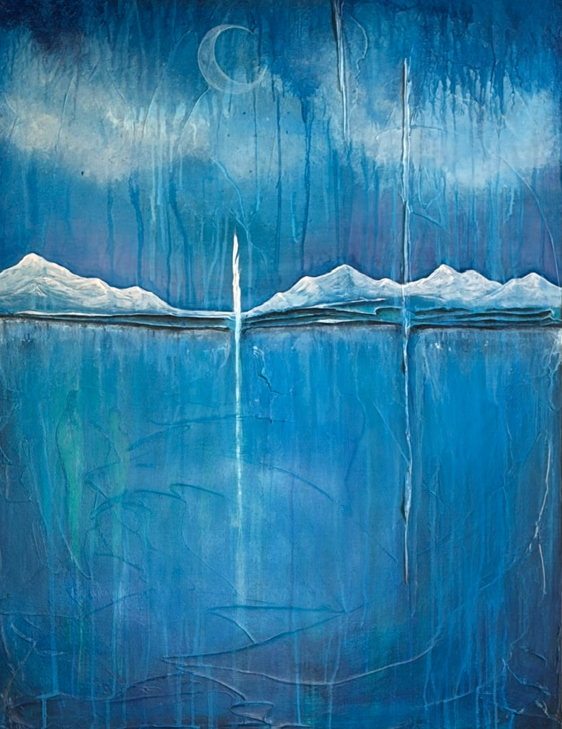 "And So We Jump" 30x40