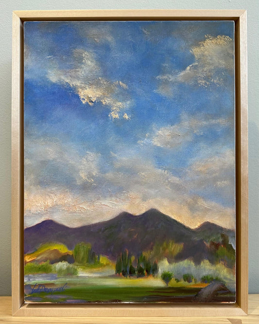 LorettaD- Painting- "Mt. Ellis Silhouette" 12x16