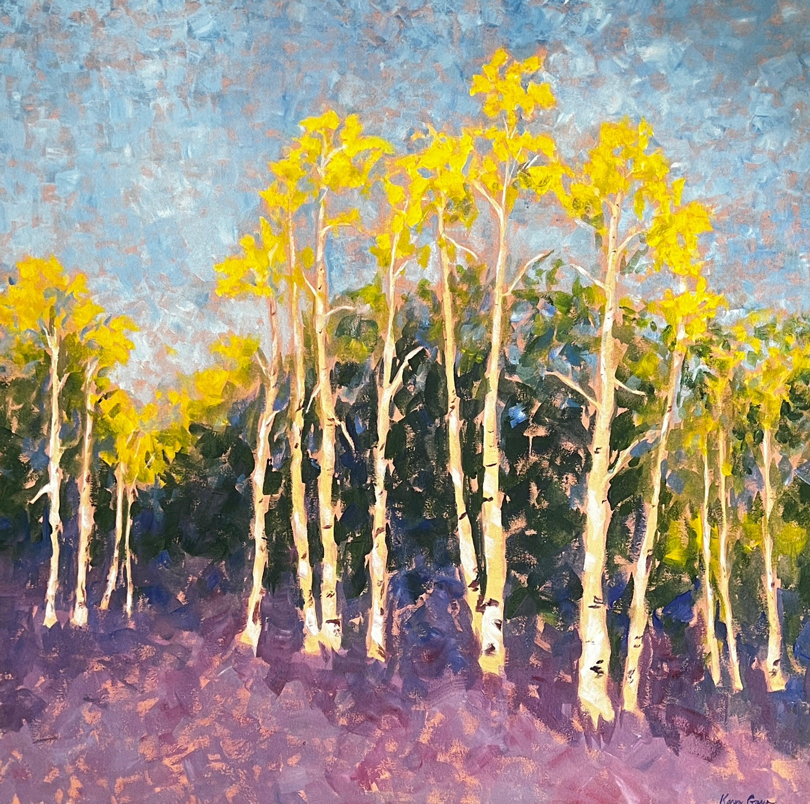 'Aspen Song' 30x30"