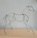 Standing Wire Horse 3 Sculpture 20.5x20.5"