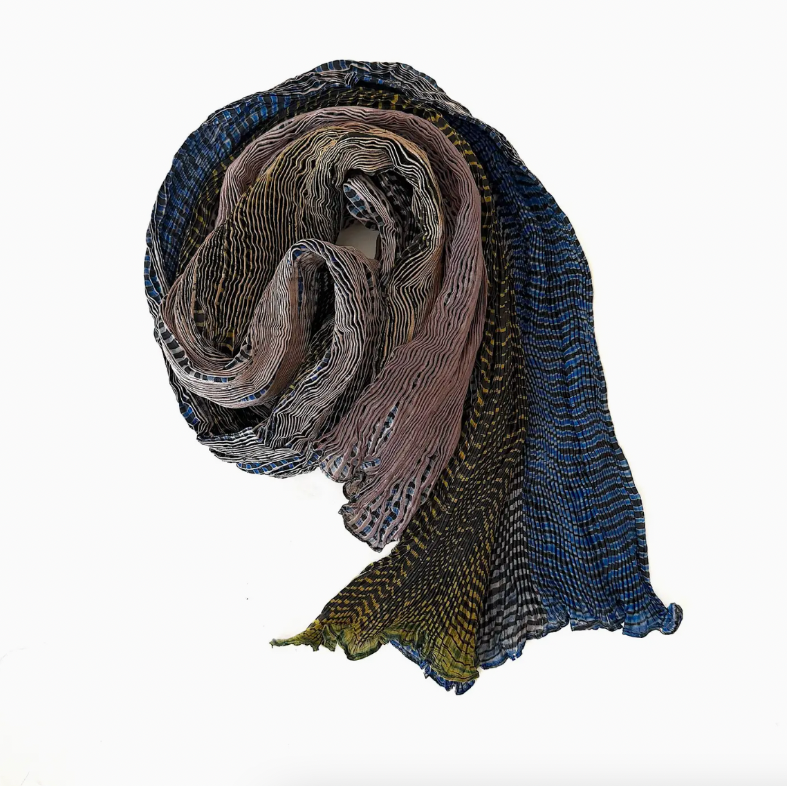 Tie Dyed Silk Scarves