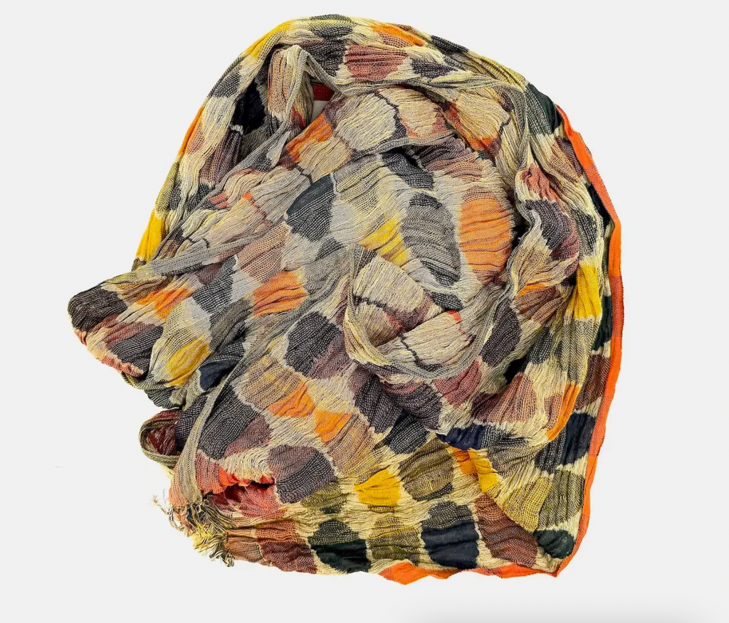 Crinkle Silk Scarf