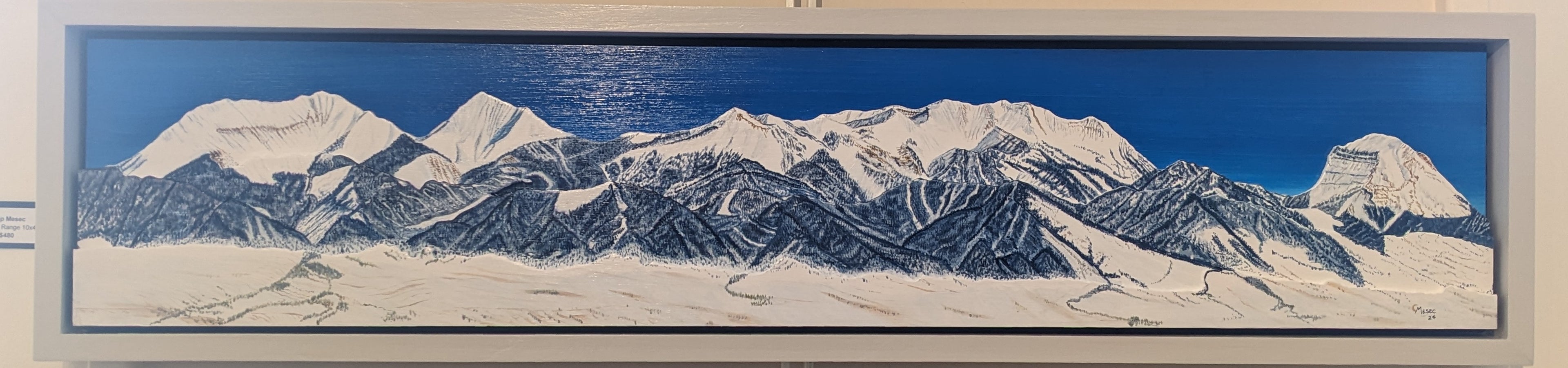 'Madison Range' Framed 10.5x42"