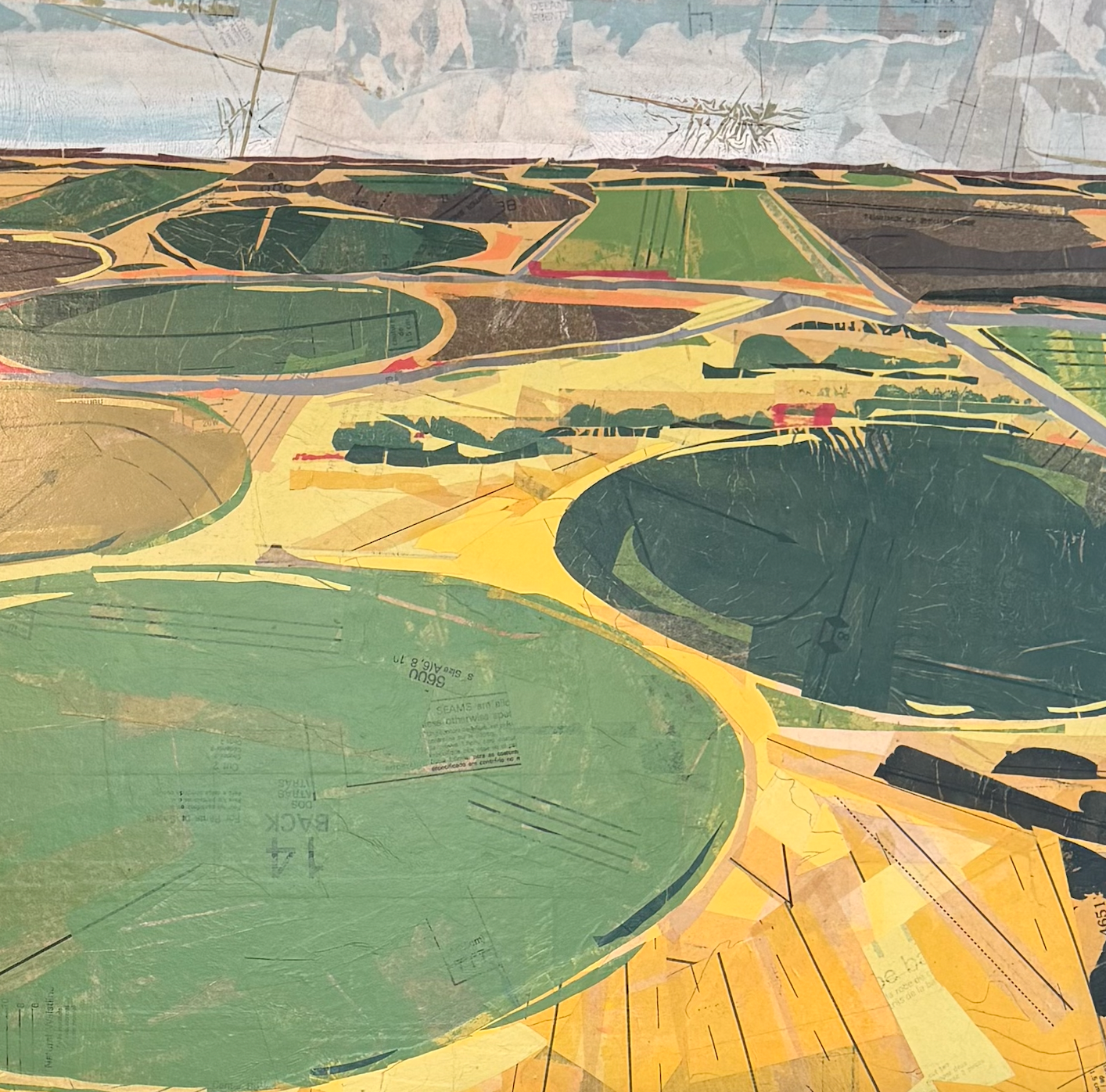 'Crop Circles' 24x24"