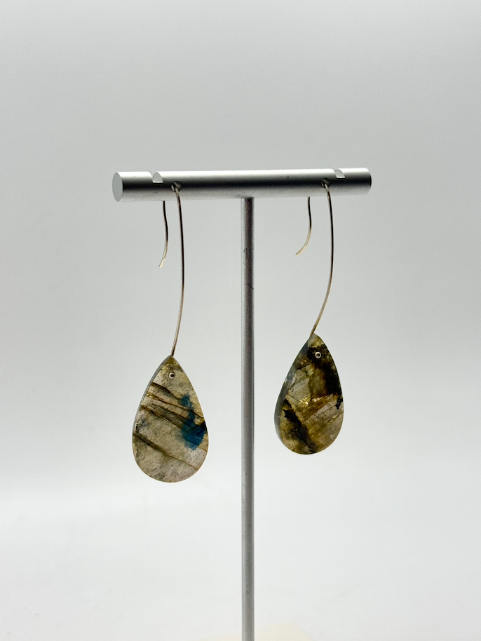 Stone Slab Earrings
