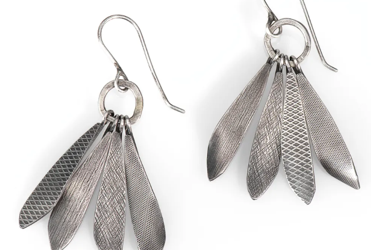 Textured Dream Catcher Earrings