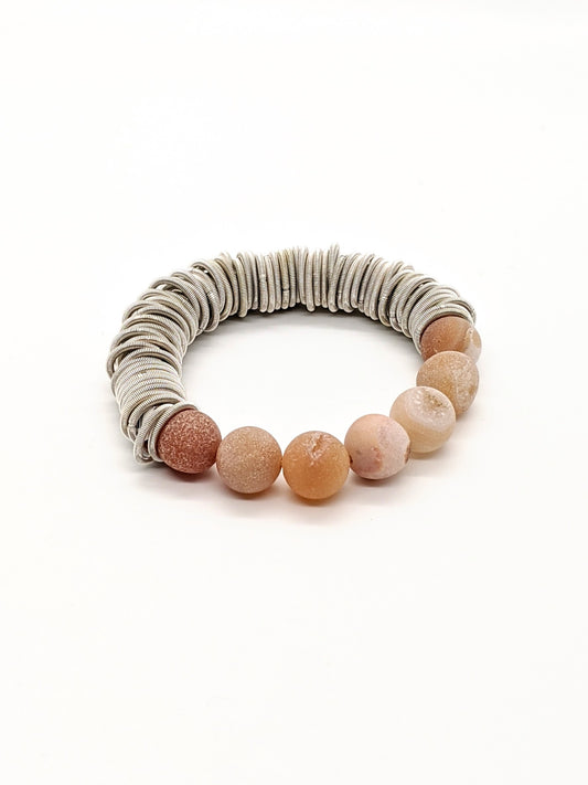 Sea Lily- Apricot Geo Bracelet