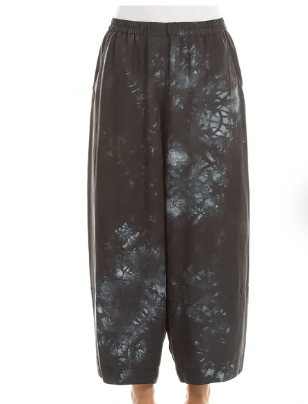 Resist Dyeing Silk Pants