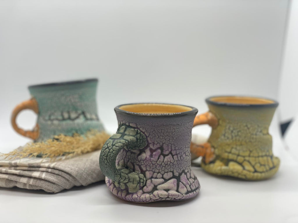 Crackle and Salt Mugs