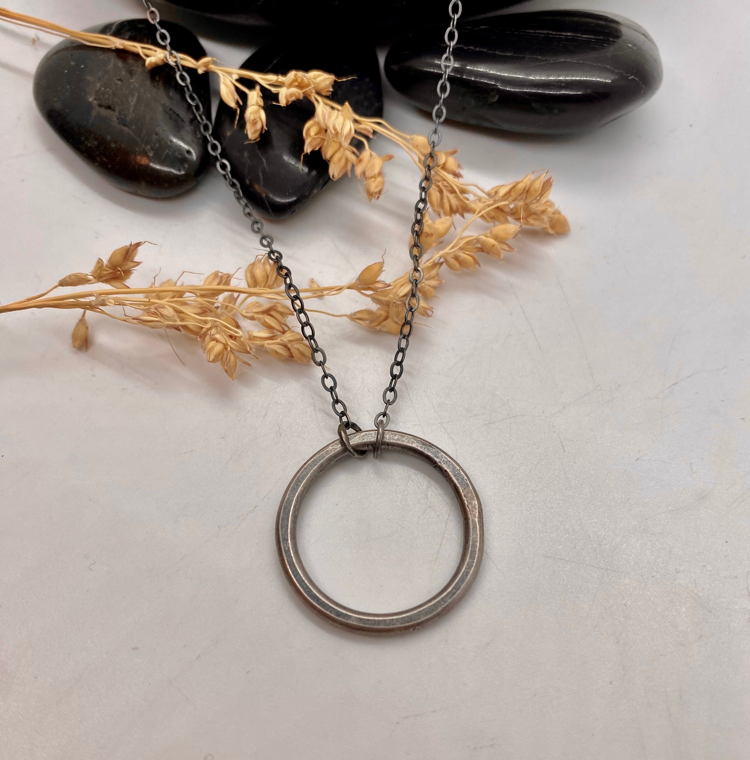 Single Ring Necklace