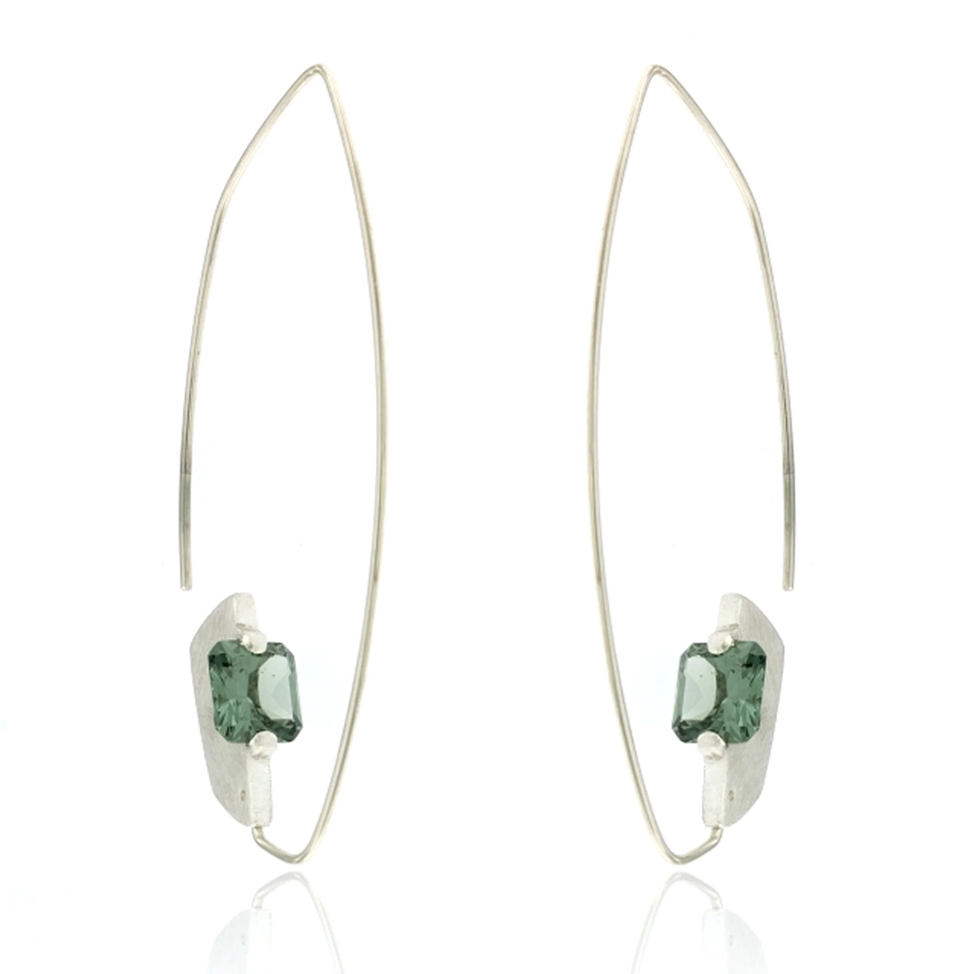 Gemstone Threader Earrings