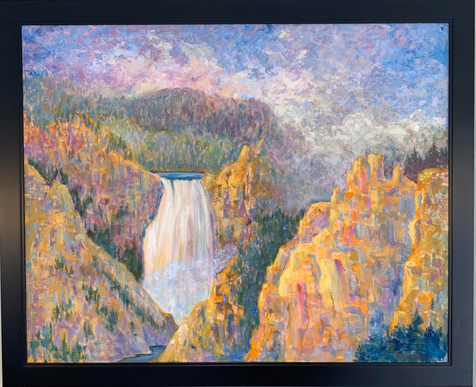 KarenG- Painting- "Yellowstone Falls" 24x30