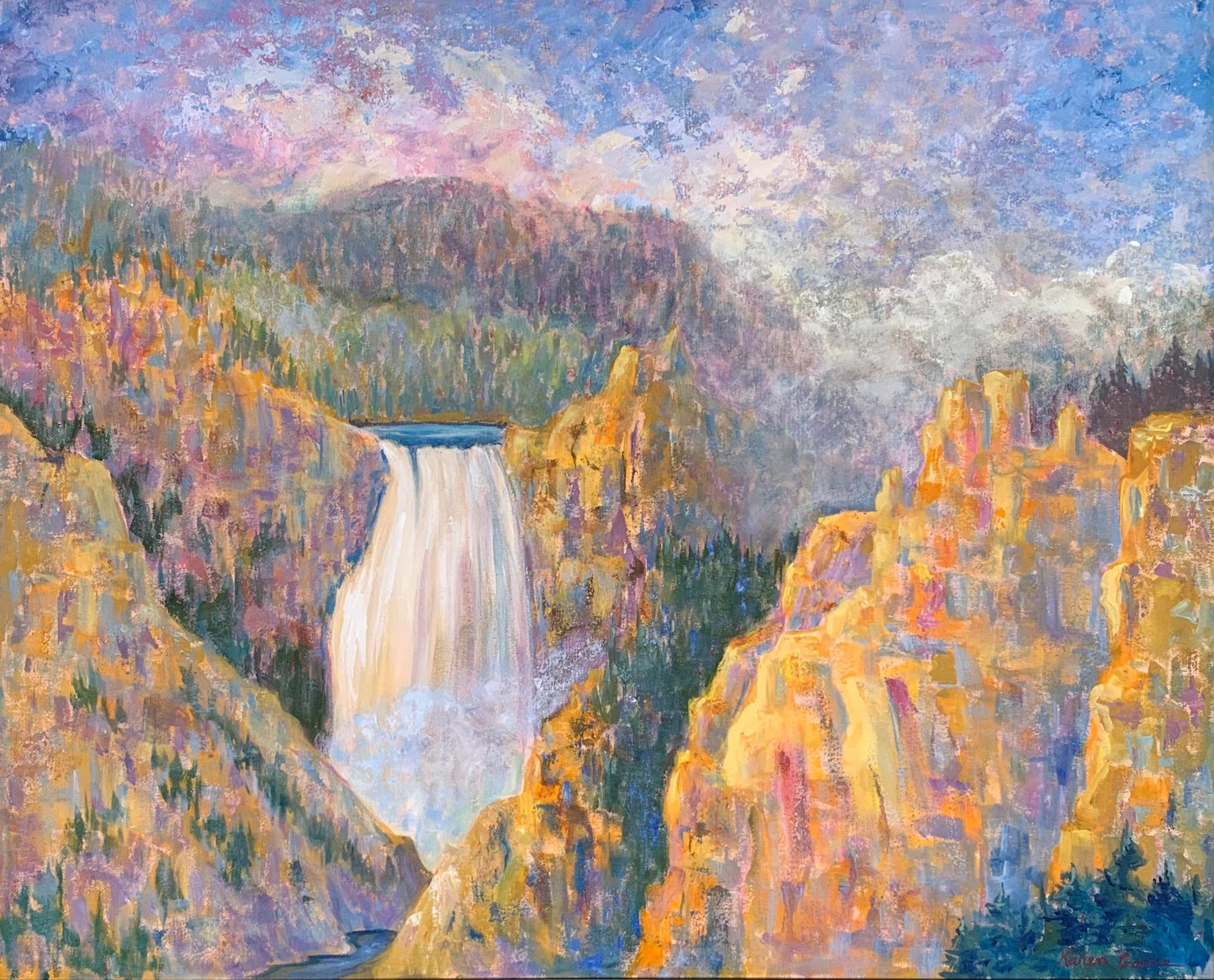 'Yellowstone Falls' 24x30"