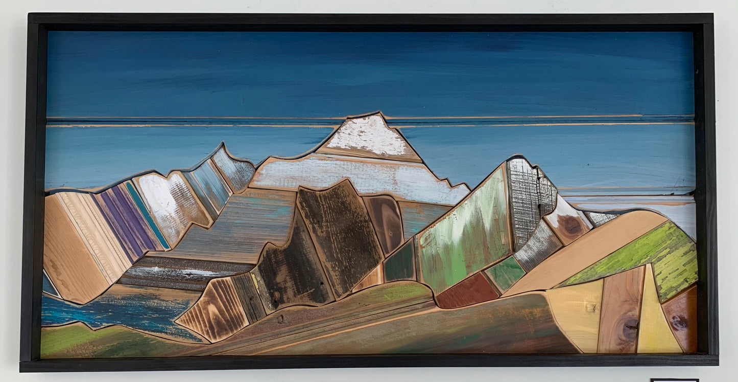 AmandaK- Wood Art "Baldy Mountain" 48 x 24