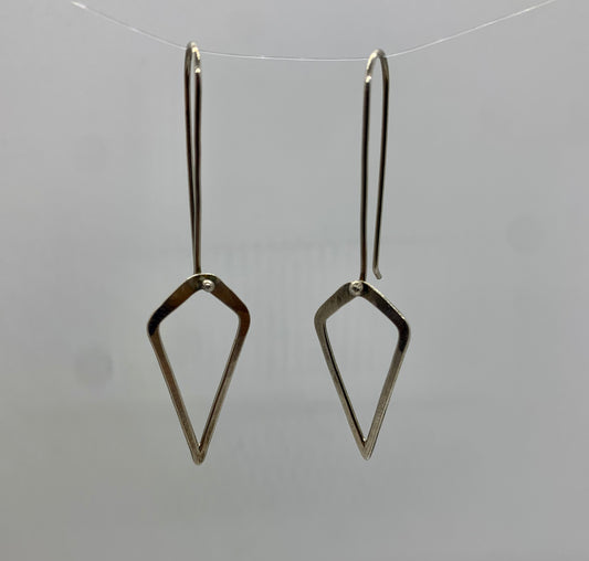 SierraE-Earring-Silver Geo